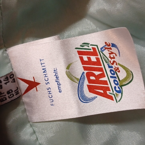 Fuchs Schmitt artica light green short soft jacket lined 5 snaps zipped - Picture 10 of 12